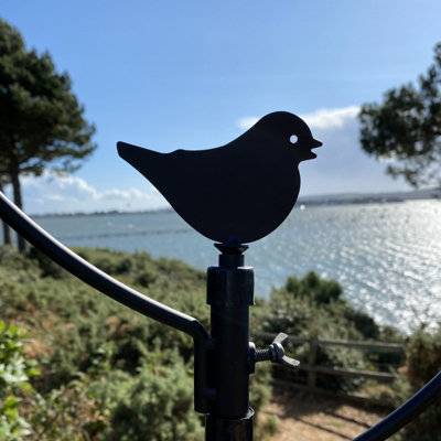 Metal Balcony Bird Feeding Station for Wild Birds
