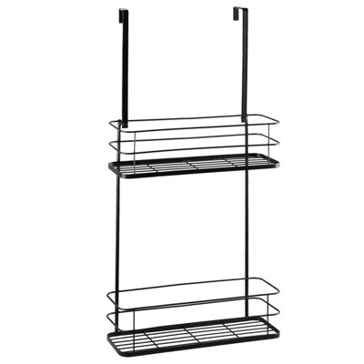 Metal Bathroom Hanging Shelf Black TAYASU