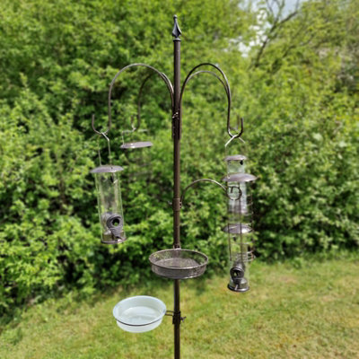 Bird station patio stand best sale