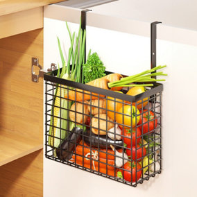 Metal Cabinet Sink Basket Door Storage with Hanger