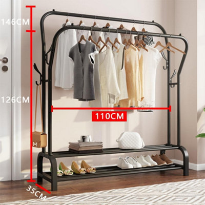 Wrought iron clothes rail hotsell