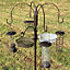 Metal Complete Bird Feeding Station with 4 Feeders (Pack of 2)