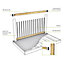 Metal Deck Black Iron Traditional Decking Balustrade Start Kit (W) 1800mm (H) 940mm