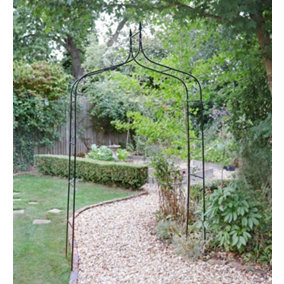 Metal Decorative Garden Arch Heavy Duty Strong Rose Climbing Plants Archway Path