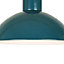 Metal Dome Easy Fit Pendant Teal