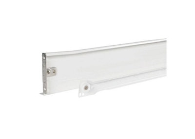 Metal drawer sides - metal box - white, 350mm, H86
