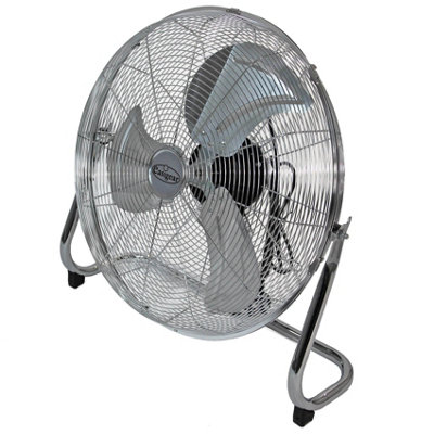 Metal Floor Fan 20" High Velocity 3 Speed Control Air Cooling Gym Home Workshop