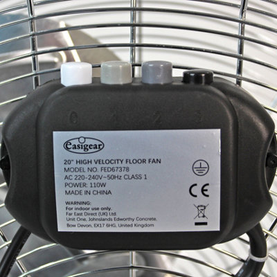 Aazon.co: Hykolity 1650 CF 12" High Velocity Floor Fan, 3-Speed