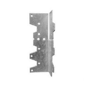 Metal Framing Bracket Anchor With Bendable Tabs 120 x 40 x 40 x 2 mm Zinc - Pack of 1