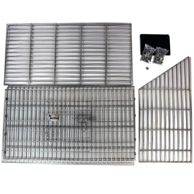 Metal Gabled Pet Enclosure Hutch XXL - 7