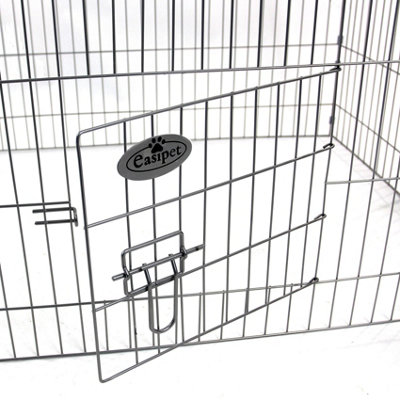 Metal Gabled Pet Enclosure Hutch - 7