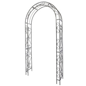 Metal Garden Arch Arbour Vintage Ornate Style