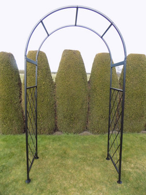 Metal Garden Arch Lattice Plant Support Arbour