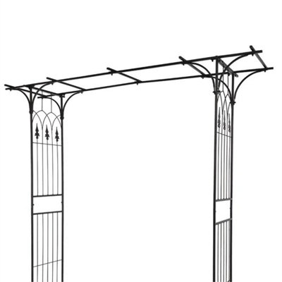 Metal Garden Gate Wedding Rose Arch Pergola Archway Climbing Plant ...