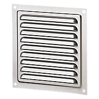 Metal Grille Cover 125x125mm - White