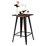 Metal Industrial Style Square Table Bar High Table 105CM