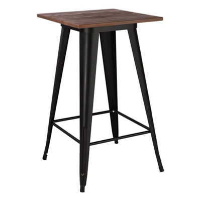 Metal Industrial Style Square Table Bar High Table 105CM