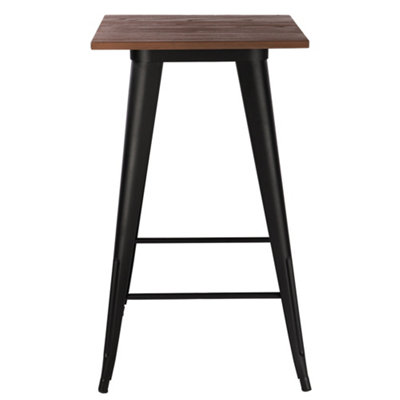 Metal Industrial Style Square Table Bar High Table 105CM