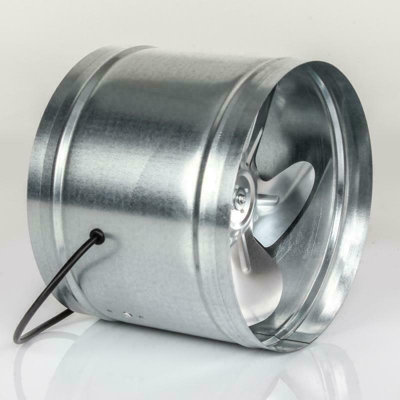 Metal Inline Extractor Fan Industrial Ventilator with 207mm / 8.15 Size - 3