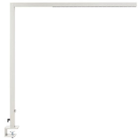 Metal LED Clamp-On Desk Lamp Silver VOLANS