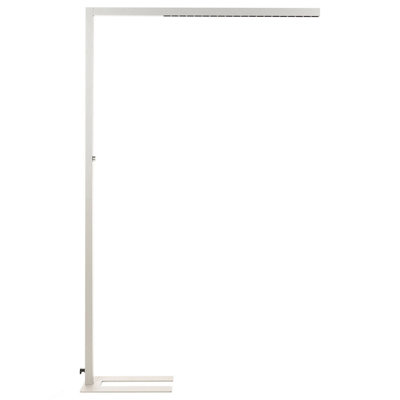 Metal LED Floor Lamp Silver MENSA