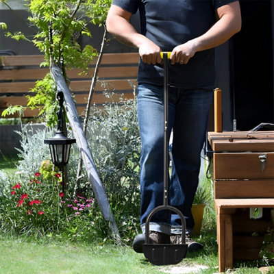 Metal Manual Lawn Edger with T-Grip Handle