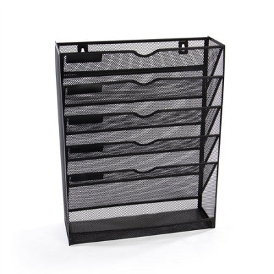 Metal Mesh Wall Mounted File Organiser