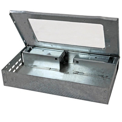 Mouse trap metal clearance box