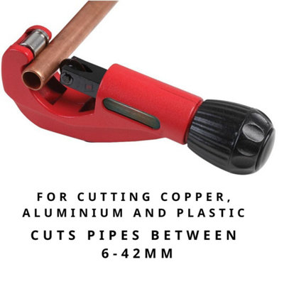Metal Pipe Tube Cutter for Copper Aluminium Plastic Deburr Cutting Tool 6mm - 42mm Metal Pipe Cutter - 4