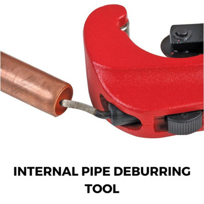 Metal Pipe Tube Cutter for Copper Aluminium Plastic Deburr Cutting Tool 6mm - 42mm Metal Pipe Cutter - 5