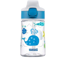 Metal & plastic Clear/Blue 600ml Water Bottles