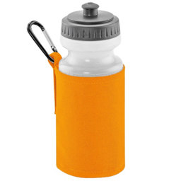 Metal & plastic Orange 600ml Water Bottles