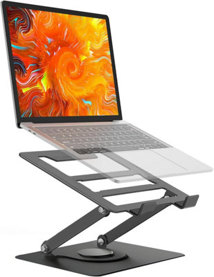 Metal Portable Laptop Tablet Stand Riser Bracket Adjustable Holder For Desk
