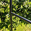 Metal Rose Black Garden Arch 240cm