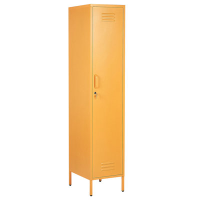 Metal Storage Cabinet Yellow FROME