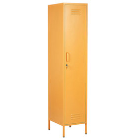 Metal Storage Cabinet Yellow FROME