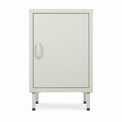 Metal Storage Locker Sage Green 40x40x60cm Flat Pack