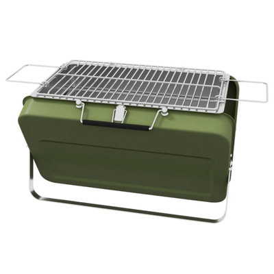 Metal Suitable-Style Portable BBQ Grill - Black - 4