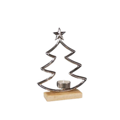 Metal Tree Tealight Holder 22.5cm