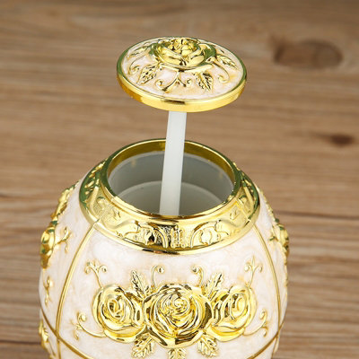 Metal Vintage Automatic Toothpick Holder Zinc Alloy Metal