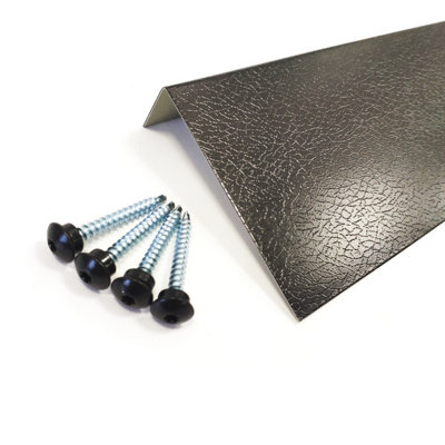 Metal Wall Flashing Trim for Flat Roofing Membranes 25mm x 90mm x1