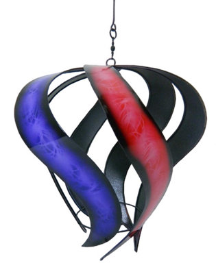 Metal Wind Spinner Garden Ornament - Rainbow
