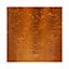 Metallic Copper Glass Tealight Holder - Glass - L15.5 x W15.5 x H19 cm - Copper