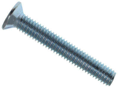 Metalmate MEMMSCSK0640 Machine Screw Pozi Compatible CSK ZP M6 x 40mm ...
