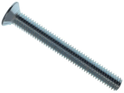 Metalmate MEMMSCSK0650 Machine Screw Pozi Compatible CSK ZP M6 x 50mm ...