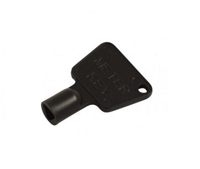 Meter box Key Black Plastic Pack Of 100