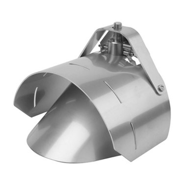 Rat Blockers Valvola di non ritorno anti-roditori in acciaio inox, resistente alla ruggine, con raccordo flessibile per tubi di scarico, resistente, 100 mm-110 mm (confezione da 2