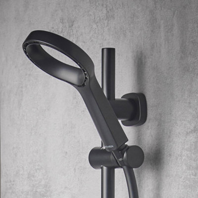 Methven Aurajet AIO S Water Saving Shower Head Handset - Matte Black AJAHS01BK