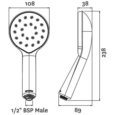 Methven Kiri MK2 Satinjet Shower Head