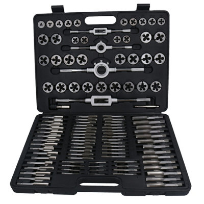 Metric tap and die set by US Pro 110pc Tungsten